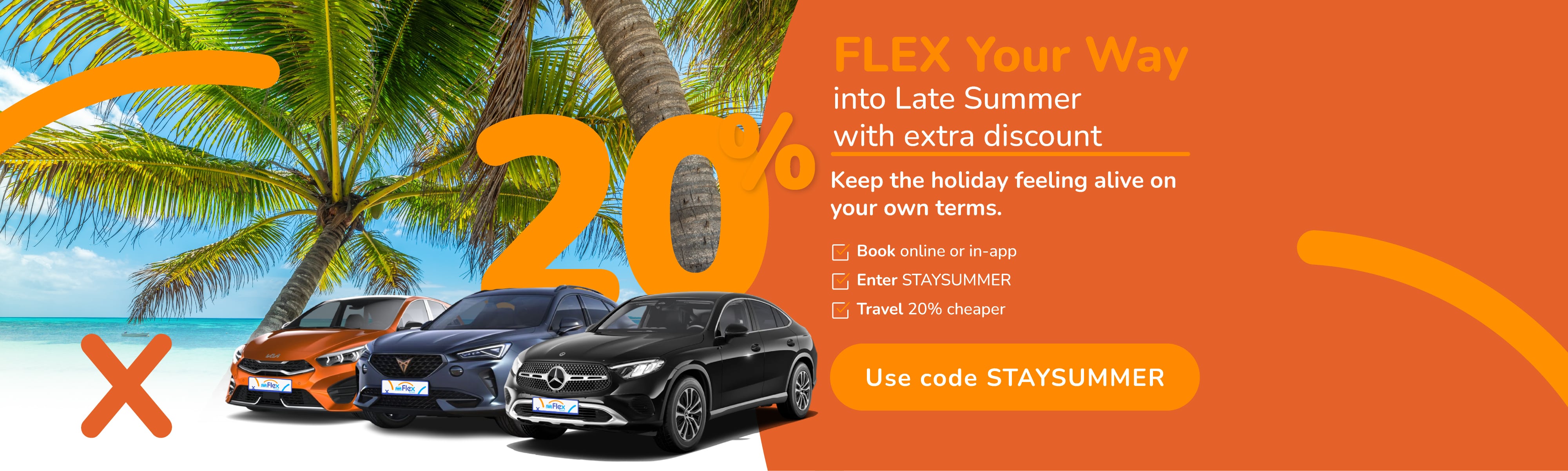 Stay in the summer mood – 20% off with STAYSUMMER!