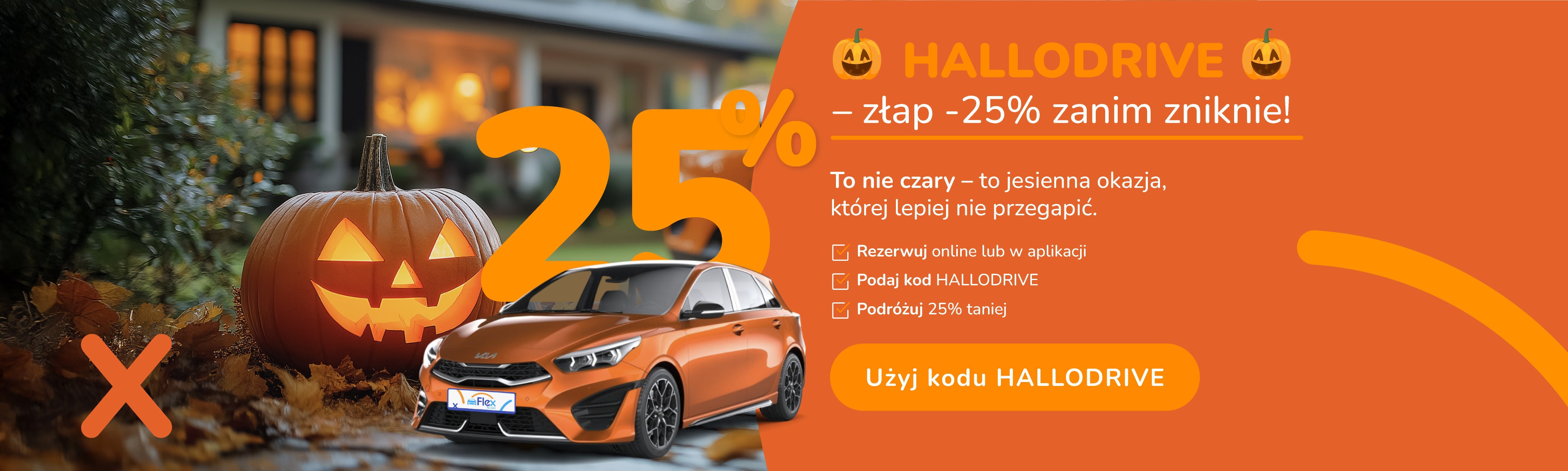 🎃 HALLODRIVE 🎃 – złap -25% zanim zniknie!