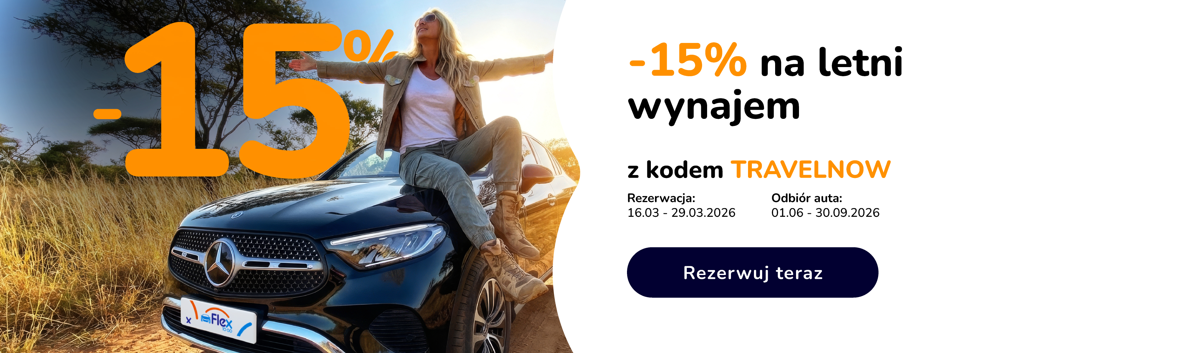 Planuj wcześniej, podróżuj taniej z kodem TRAVELNOW