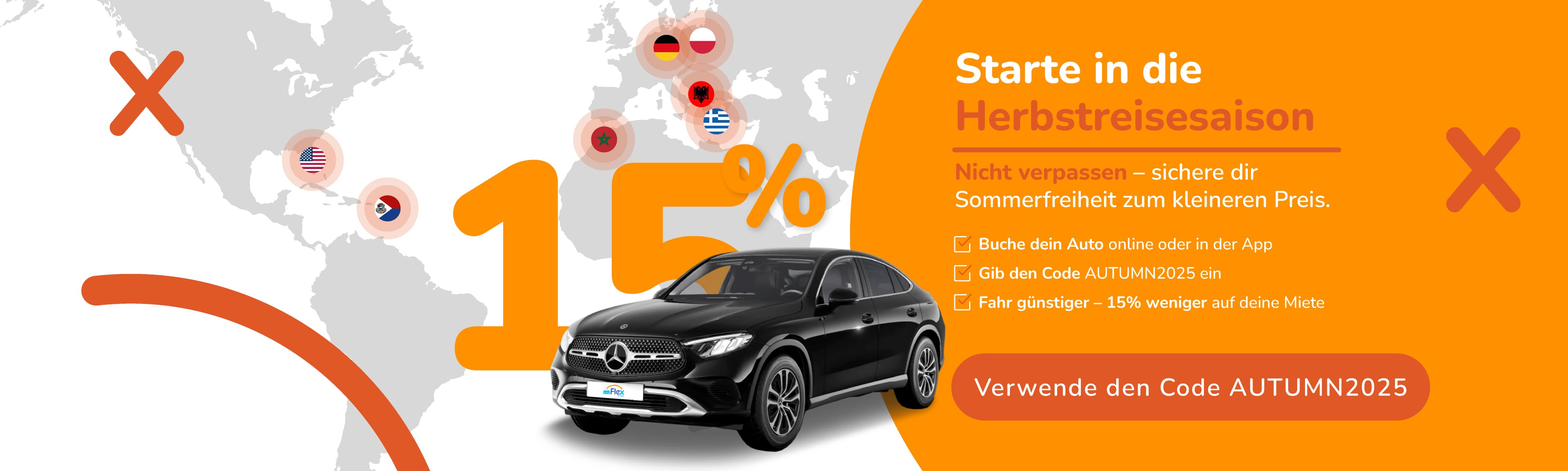 Starte in die Herbstreisesaison mit Flex To Go
