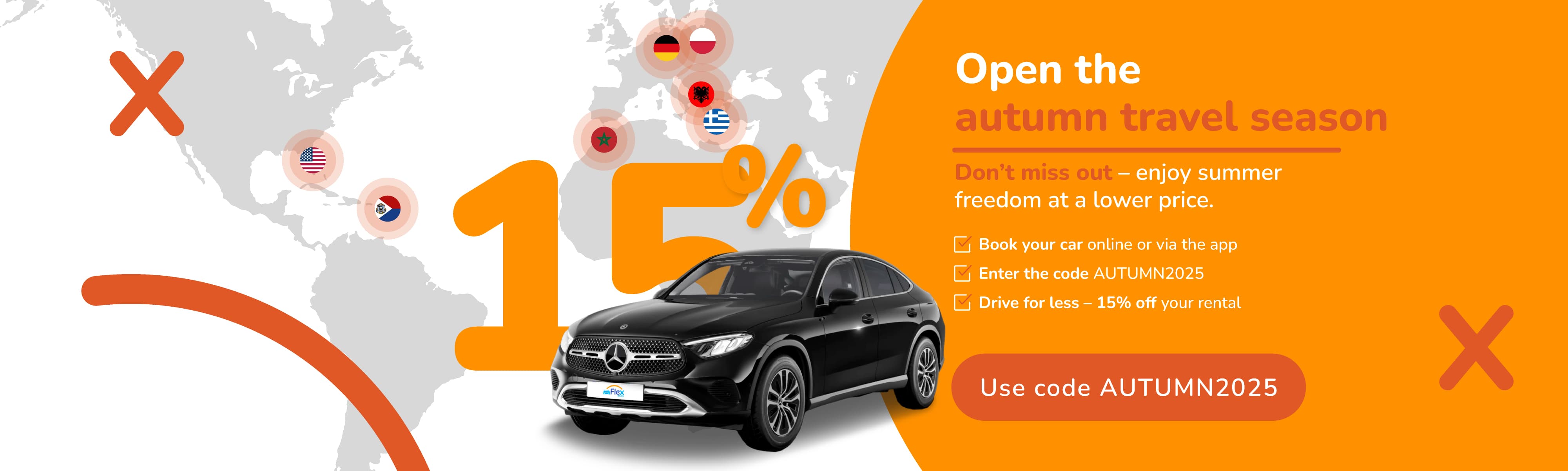 Open the autumn travel season with Flex To Go