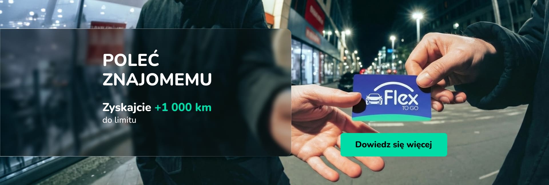 Masz kogoś, kto właśnie szuka auta na dłużej?