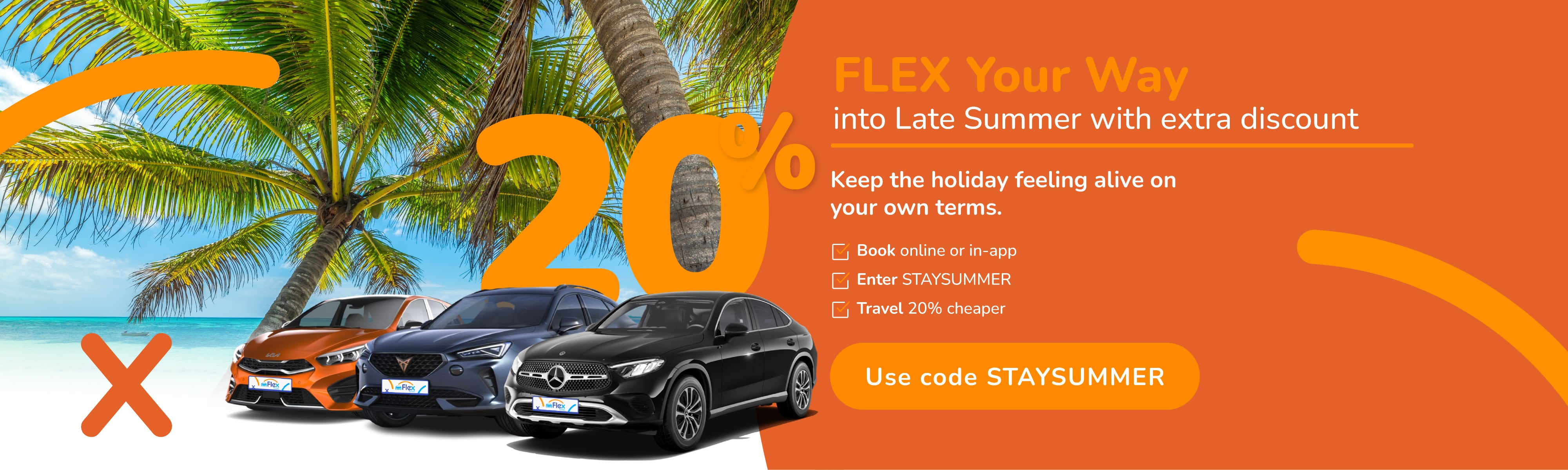Stay in the summer mood – 20% off with STAYSUMMER!