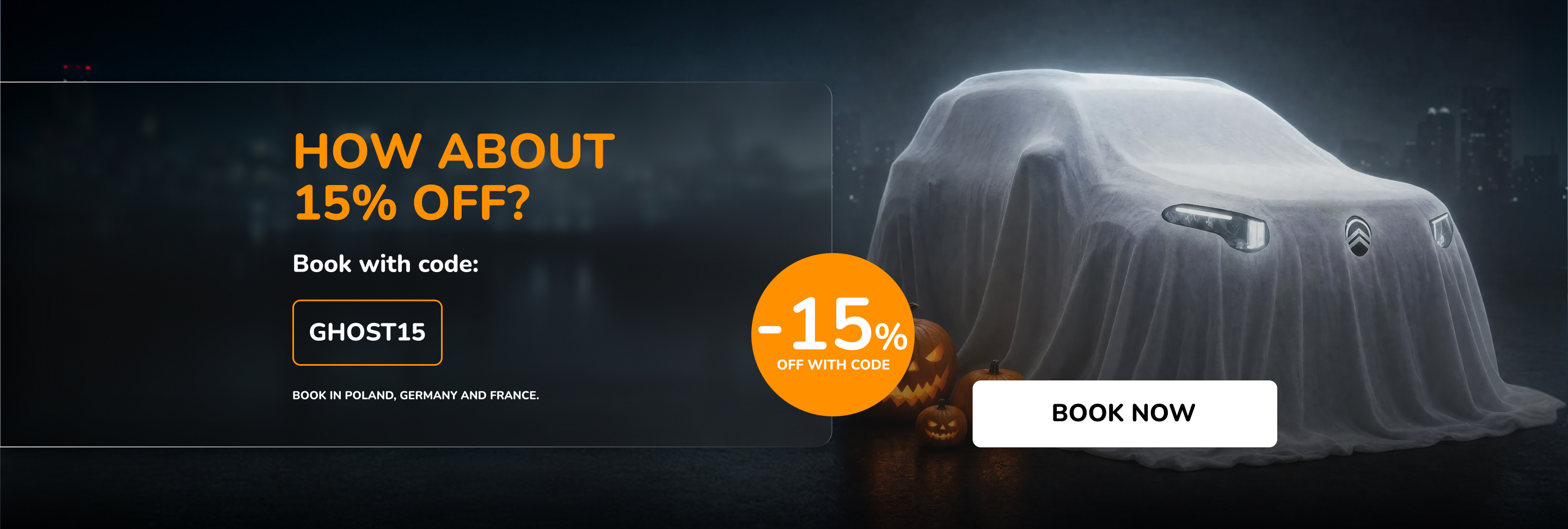 🎃 Trick, treat or 15% off?