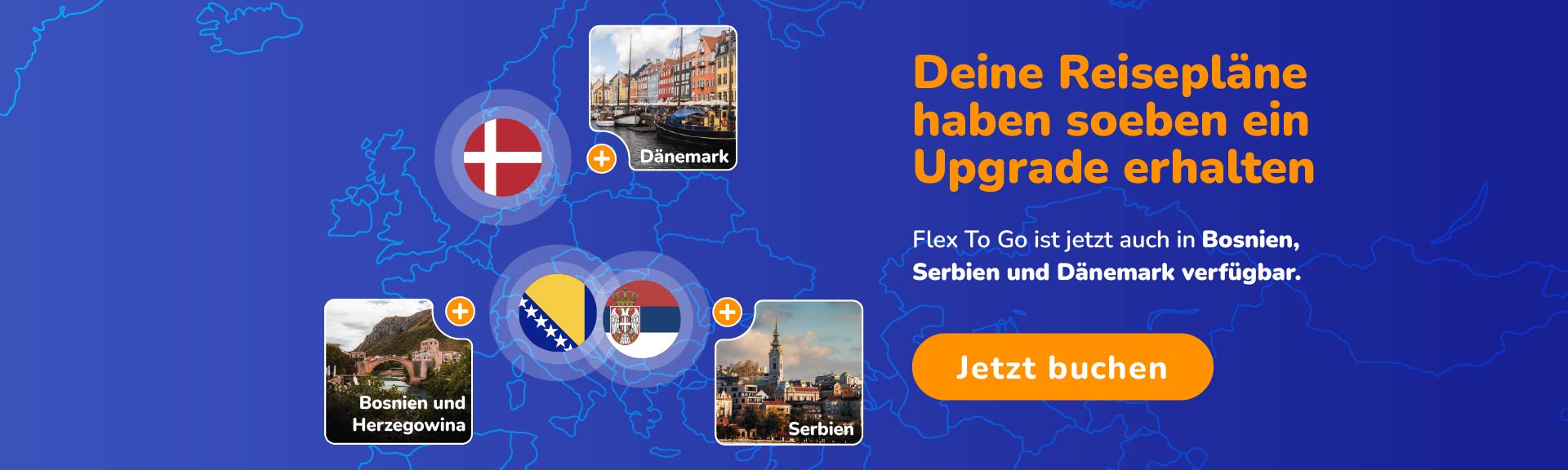 Deine Reisepläne haben soeben ein Upgrade erhalten