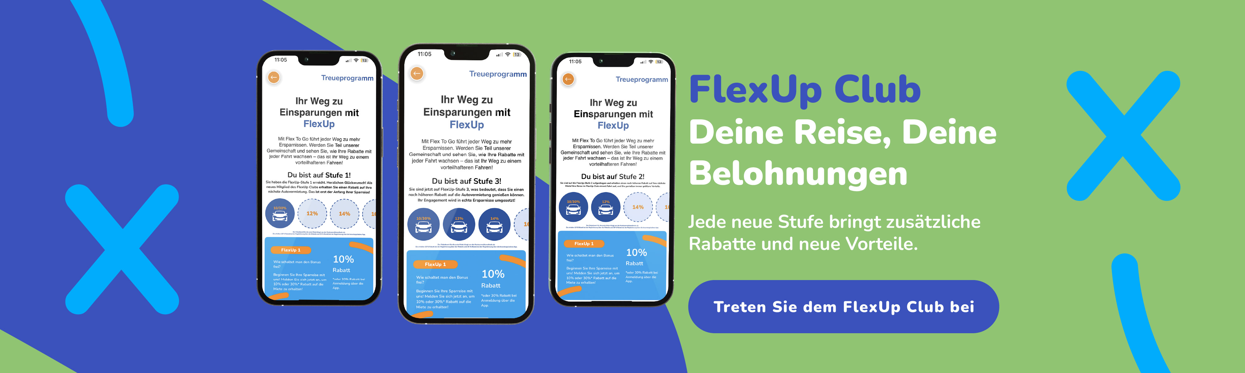 FlexUp Club – Deine Reise, Deine Belohnungen